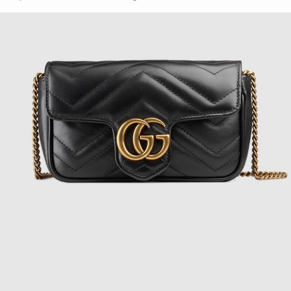 Gucci GG Marmont matelassé leather supermini bag
